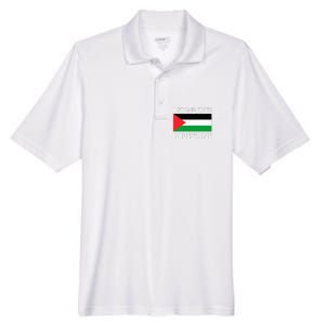 I Stand with Palestine Men's Origin Performance Pique Polo