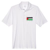 I Stand with Palestine Men's Origin Performance Pique Polo