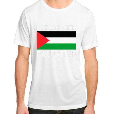 I Stand with Palestine Adult ChromaSoft Performance T-Shirt