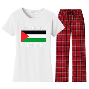 I Stand with Palestine Women's Flannel Pajama Set