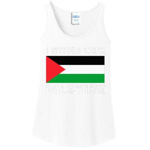 I Stand with Palestine Ladies Essential Tank