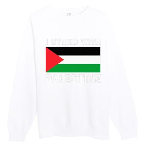 I Stand with Palestine Premium Crewneck Sweatshirt