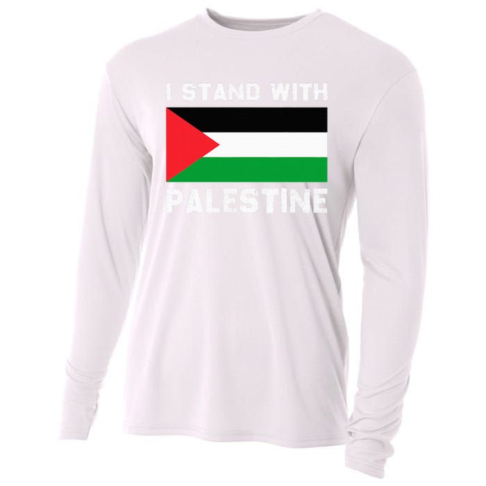 I Stand with Palestine Cooling Performance Long Sleeve Crew