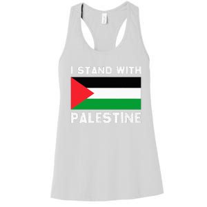 I Stand with Palestine Women's Racerback Tank