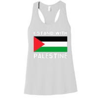 I Stand with Palestine Women's Racerback Tank