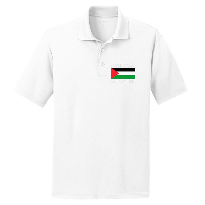 I Stand with Palestine PosiCharge RacerMesh Polo