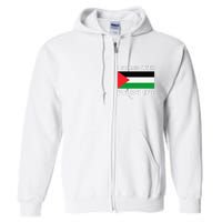 I Stand with Palestine Full Zip Hoodie