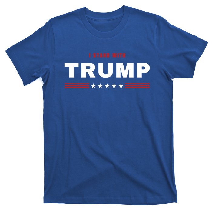 I Stand With Trump Presidential Election 2024 Gift T-Shirt