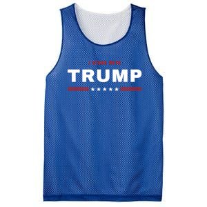 I Stand With Trump Presidential Election 2024 Gift Mesh Reversible Basketball Jersey Tank