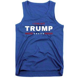 I Stand With Trump Presidential Election 2024 Gift Tank Top