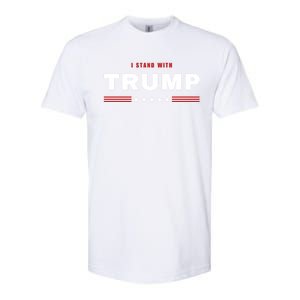 I Stand With Trump Presidential Election 2024 Gift Softstyle CVC T-Shirt