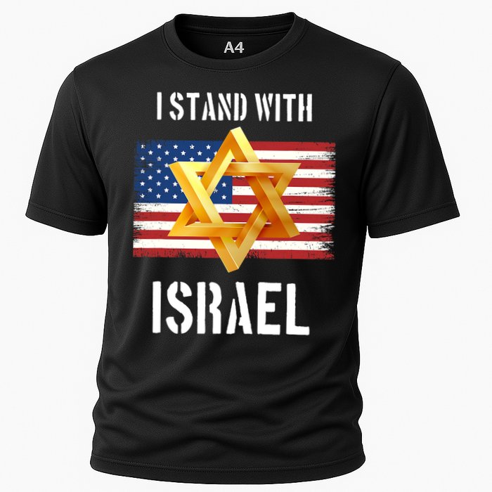 I Stand With Israel Israel Palestine Conflict Support Israel Cooling Performance Crew T-Shirt