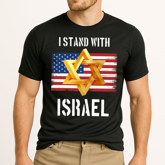 I Stand With Israel Israel Palestine Conflict Support Israel Cooling Performance Crew T-Shirt