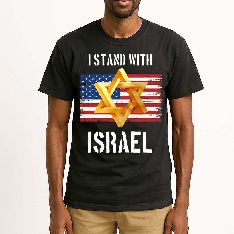 I Stand With Israel Israel Palestine Conflict Support Israel Tall T-Shirt