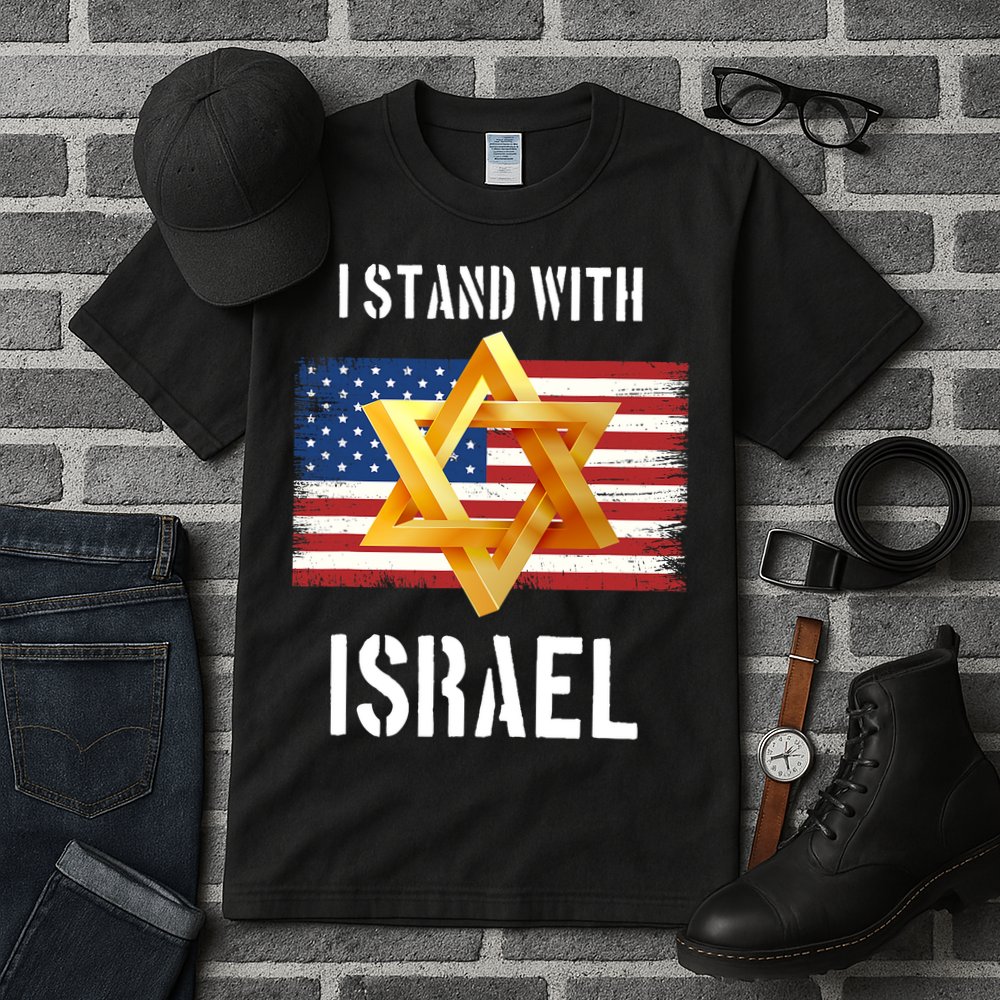 I Stand With Israel Israel Palestine Conflict Support Israel Tall T-Shirt