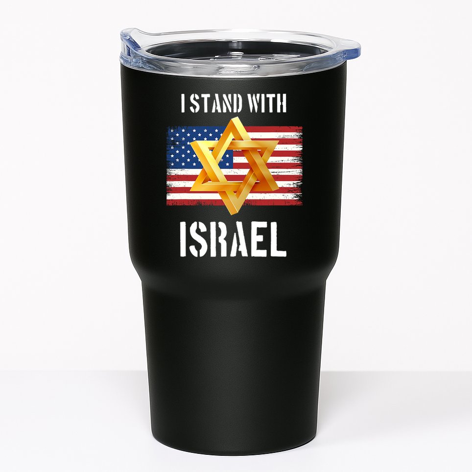 I Stand With Israel Israel Palestine Conflict Support Israel Tumbler