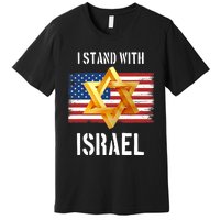 I Stand With Israel Israel Palestine Conflict Support Israel Premium T-Shirt