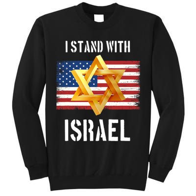 I Stand With Israel Israel Palestine Conflict Support Israel Tall Sweatshirt