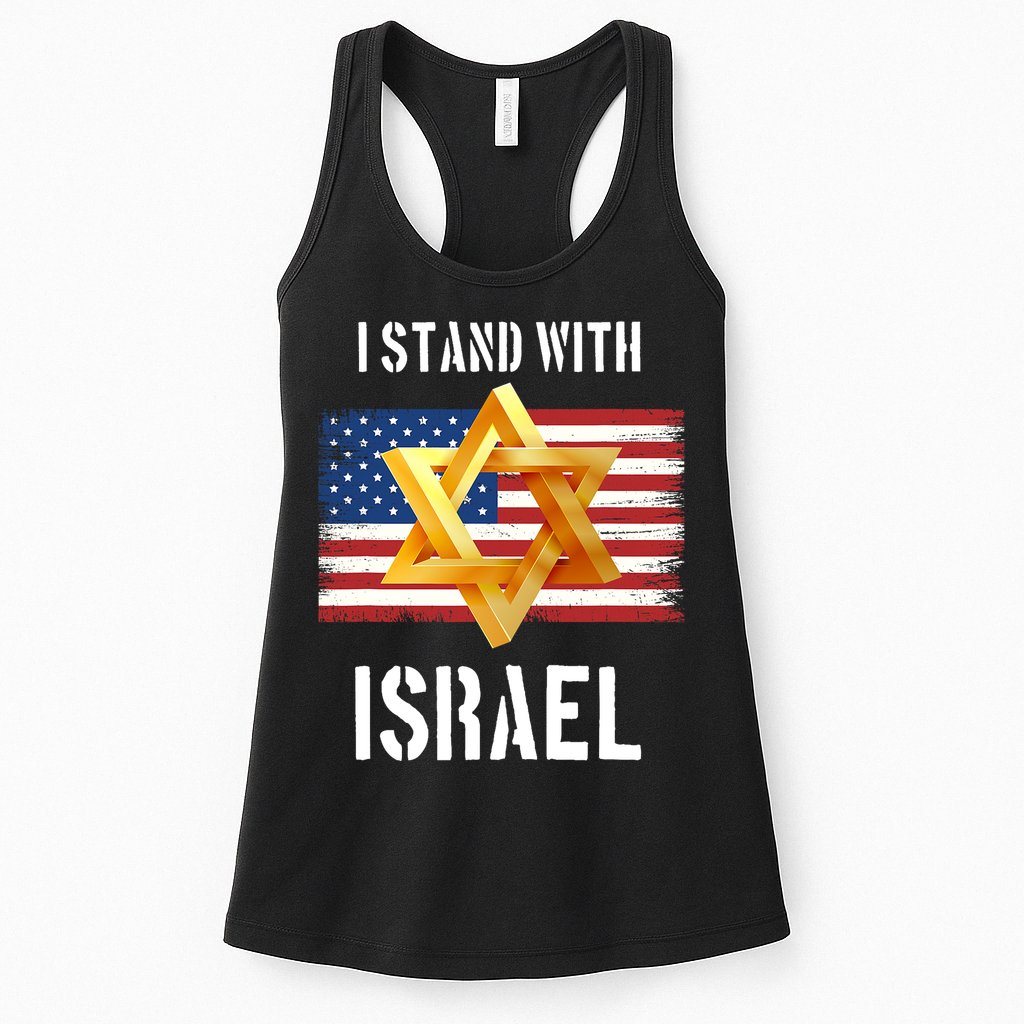 I Stand With Israel Israel Palestine Conflict Support Israel Womens Tank Top