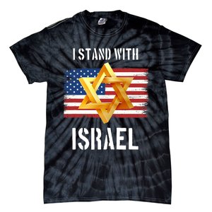 I Stand With Israel Israel Palestine Conflict Support Israel Tie-Dye T-Shirt