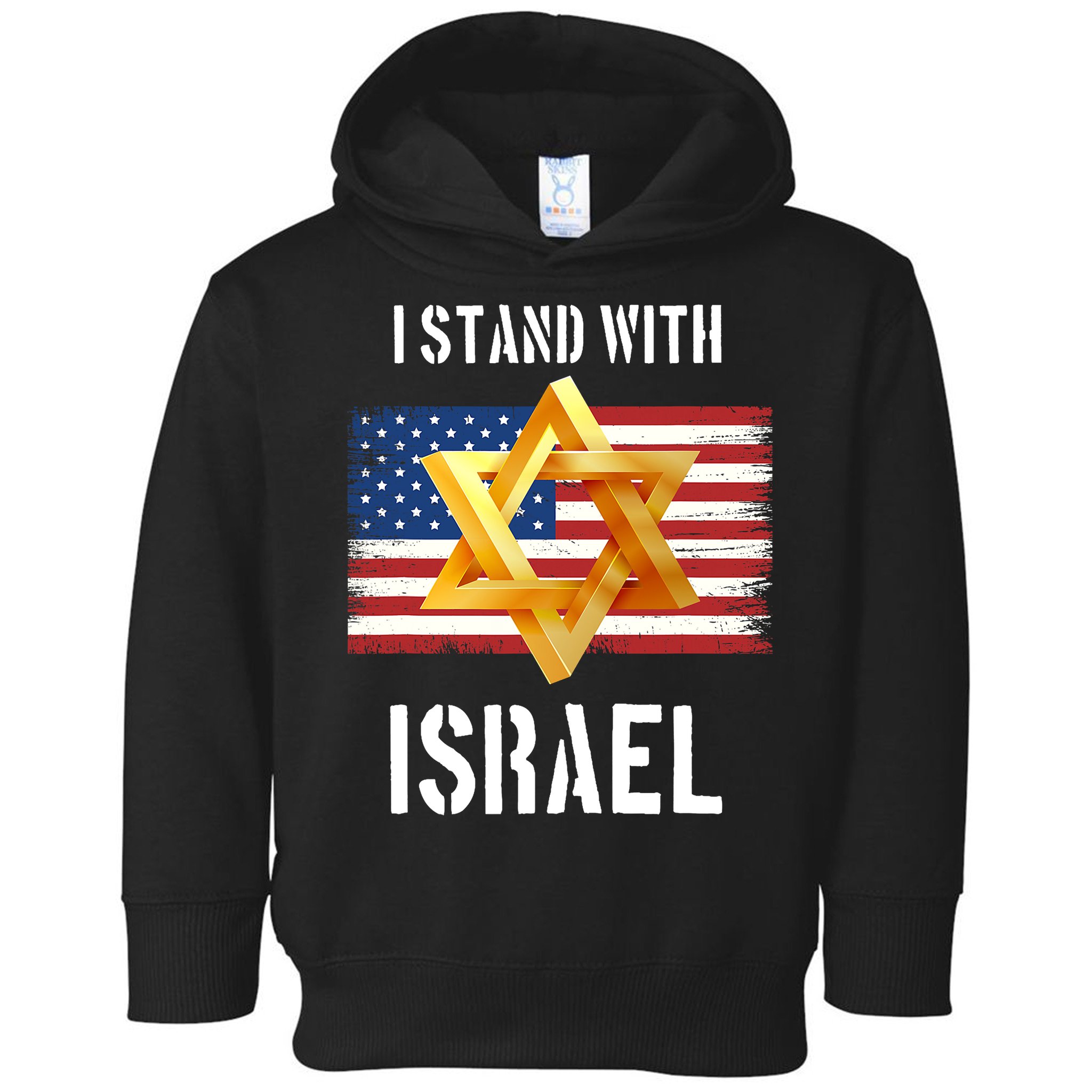 I Stand With Israel Israel Palestine Conflict Support Israel Toddler Hoodie