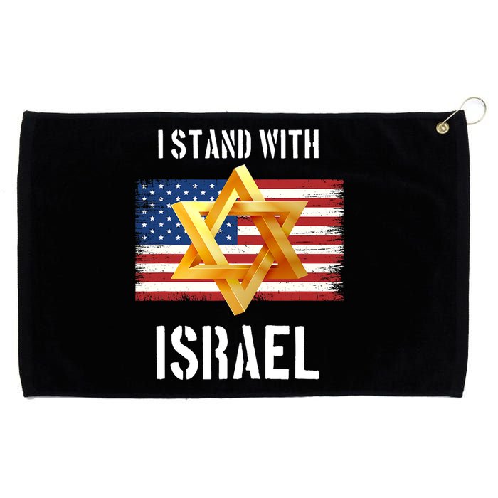 I Stand With Israel Israel Palestine Conflict Support Israel Grommeted Golf Towel