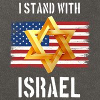 I Stand With Israel Israel Palestine Conflict Support Israel Cotton Canvas Backpack
