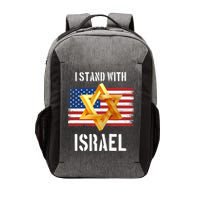 I Stand With Israel Israel Palestine Conflict Support Israel Vector Backpack