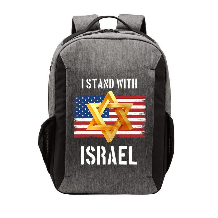 I Stand With Israel Israel Palestine Conflict Support Israel Vector Backpack
