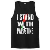 I Stand With Palestine Flag And Map PosiCharge Competitor Tank