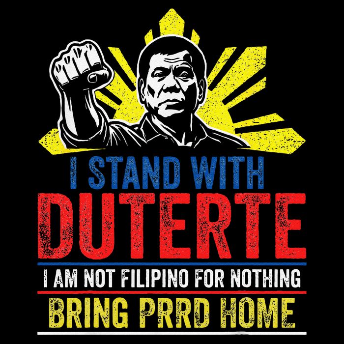 I Stand With Duterte - Support Duterte Philippine DU30 Flat Bill Trucker Hat