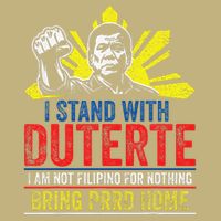 I Stand With Duterte - Support Duterte Philippine DU30 T-Shirt