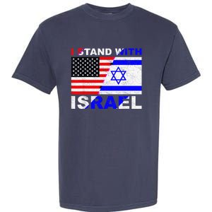 I Stand With Israel, Israeli Palestinian Conflict Pro Israel Garment-Dyed Heavyweight T-Shirt