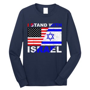 I Stand With Israel, Israeli Palestinian Conflict Pro Israel Long Sleeve Shirt