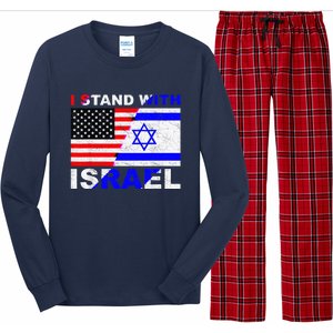 I Stand With Israel, Israeli Palestinian Conflict Pro Israel Long Sleeve Pajama Set