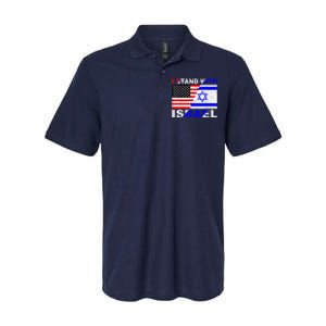 I Stand With Israel, Israeli Palestinian Conflict Pro Israel Softstyle Adult Sport Polo