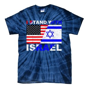 I Stand With Israel, Israeli Palestinian Conflict Pro Israel Tie-Dye T-Shirt