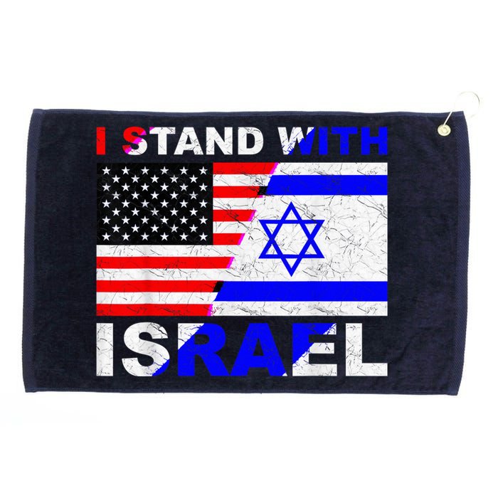 I Stand With Israel, Israeli Palestinian Conflict Pro Israel Grommeted Golf Towel