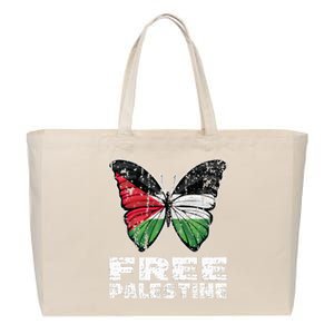 I Stand With Palestine For Their Freedom Free Palestine Cotton Canvas Jumbo Tote