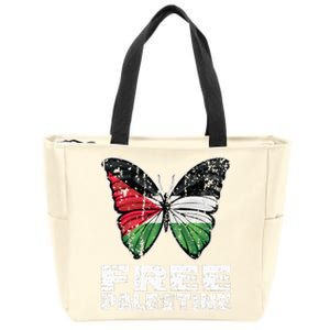 I Stand With Palestine For Their Freedom Free Palestine Zip Tote Bag