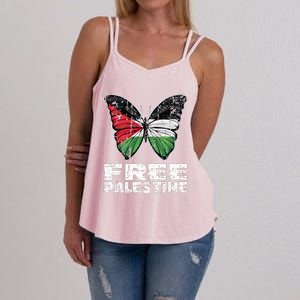 I Stand With Palestine For Their Freedom Free Palestine Women's Strappy Tank