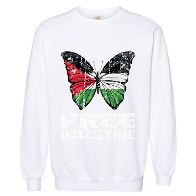 I Stand With Palestine For Their Freedom Free Palestine Garment-Dyed Sweatshirt