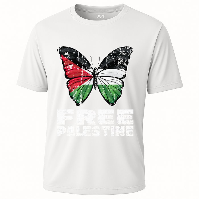I Stand With Palestine For Their Freedom Free Palestine Cooling Performance Crew T-Shirt