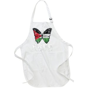 I Stand With Palestine For Their Freedom Free Palestine Full-Length Apron With Pockets