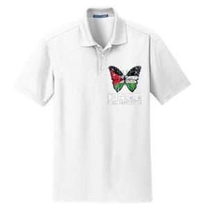 I Stand With Palestine For Their Freedom Free Palestine Dry Zone Grid Polo