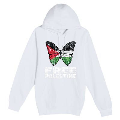 I Stand With Palestine For Their Freedom Free Palestine Premium Pullover Hoodie