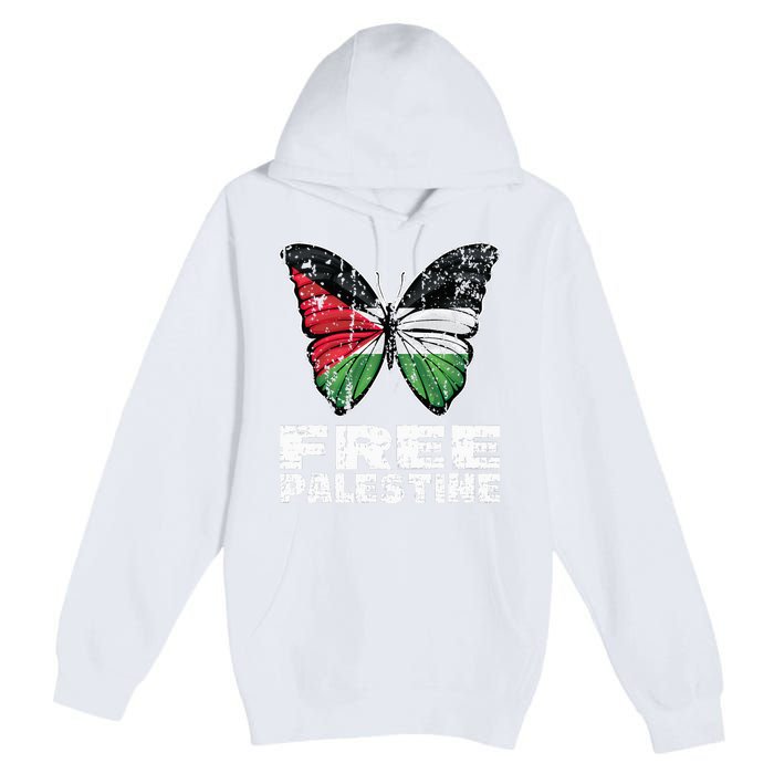 I Stand With Palestine For Their Freedom Free Palestine Premium Pullover Hoodie