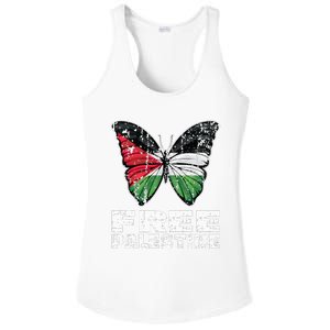 I Stand With Palestine For Their Freedom Free Palestine Ladies PosiCharge Competitor Racerback Tank