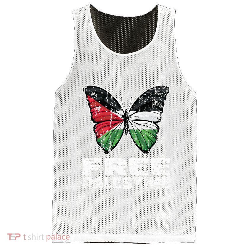 I Stand With Palestine For Their Freedom Free Palestine Mesh Reversible Basketball Jersey Tank
