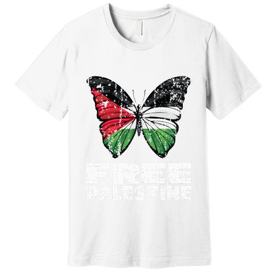 I Stand With Palestine For Their Freedom Free Palestine Premium T-Shirt